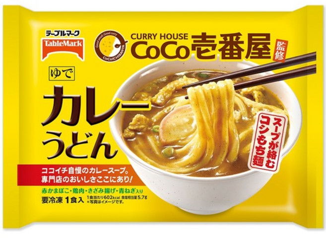 테이블마크 코코이찌방야 카레우동 347g, 1개