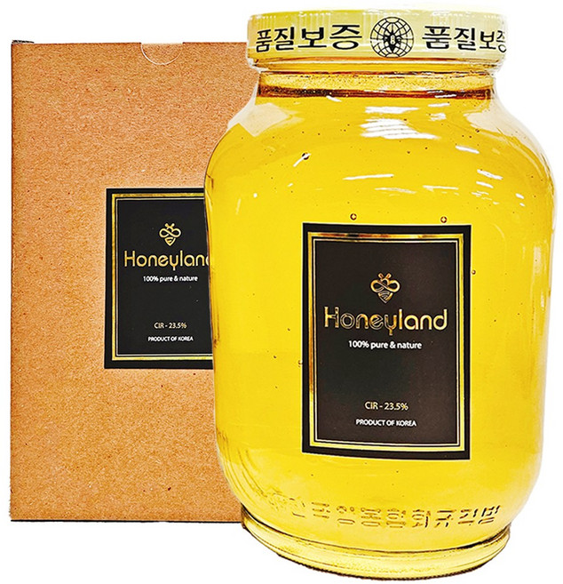 허니랜드 지리산 아카시아꿀, 2.4kg, 1개