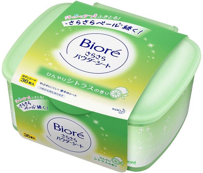 비올레 사라사라 파우더 시트 감귤의 향기 본체 36장들이, 1개