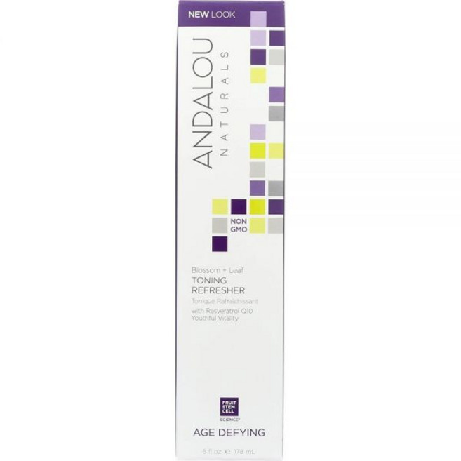 Andalou Naturals Blossom 리프 토닝 리프레셔 170g 6온스 237299, 꽃 + 잎, 1