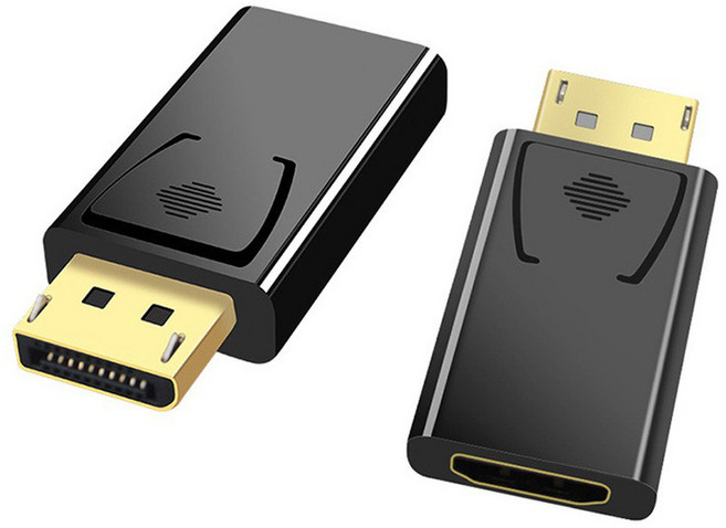DP轉HDMI轉接頭 4K高畫質影音傳輸器, 1個, dp轉hdmi 1080p 轉接頭, dp轉hdmi 1080p 轉接頭