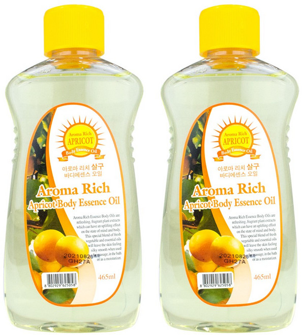 이노벨라 아로마 리치 바디 에센스 오일 살구, 2개, 465ml