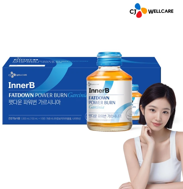 CJ 팻다운 파워번 마스터 가르시니아 10병, 1L, 1박스 - 쿠팡