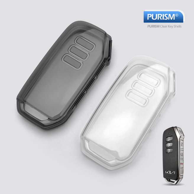 카슬라 퓨어리즘 투명 스마트키 키케이스 키홀더 [기아호환], KA_04, 클리어 화이트