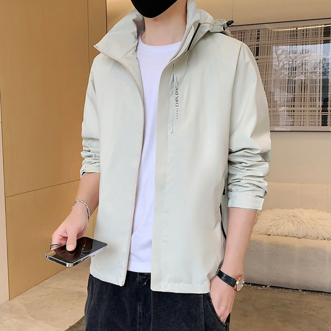 防風防潑水機能外套 可拆卸帽子 騎車擋風保暖衝鋒外套