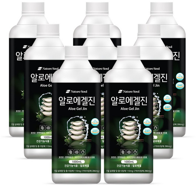 DR+ 알로에겔진 1000mL x 8병 알로에베라 이뮨알로에, 1L, 8개