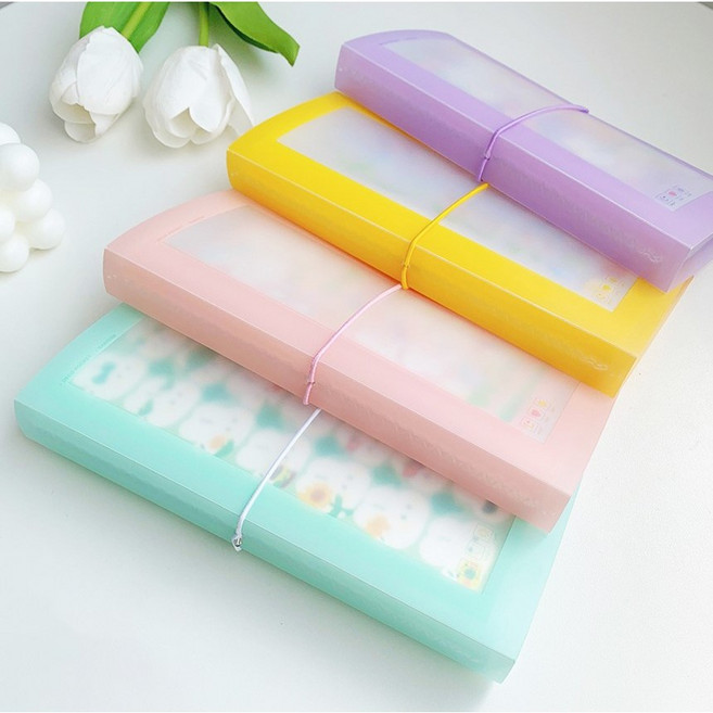 인생네컷 초음파사진 포토카드 띠부띠부씰앨범 포켓몬스티커 띠부띠부씰북 친구선물, 민트