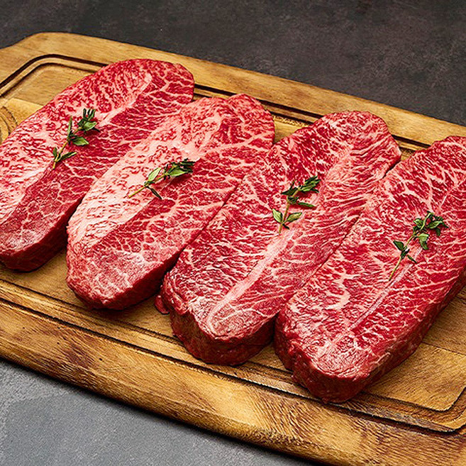 집에서 즐기는 가성비 최고! 육향가득 특수부위 한우 부채살 스테이크 구이 200g x 5팩 1kg, 1개, (국내산 한우 부채살)1kg