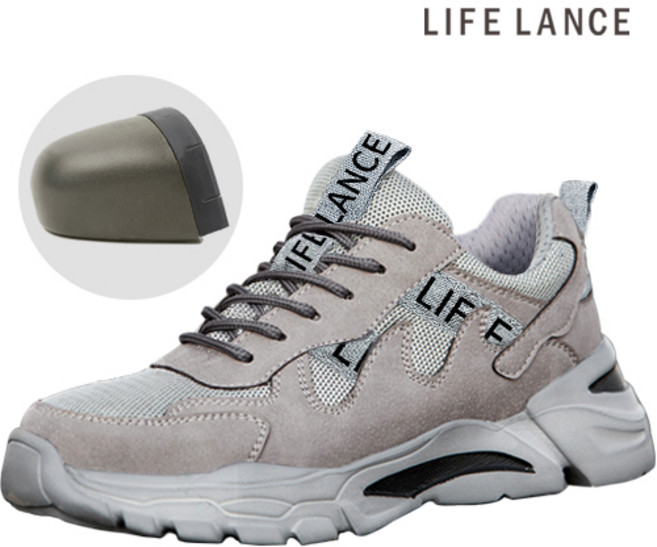 라이프란스 초경량 발보호신발 운동화처럼 발편한 미끄럼방지 kcs미인증 튼튼한 밑창 논슬립