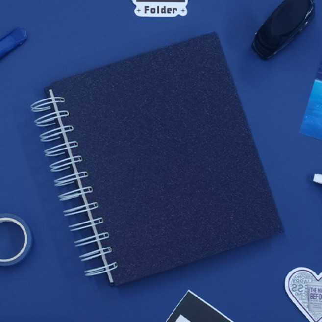 인생네컷 네컷 사진첩 접착식 포토북 앨범 폴라로이드, 25매, 11. 글리터네이비