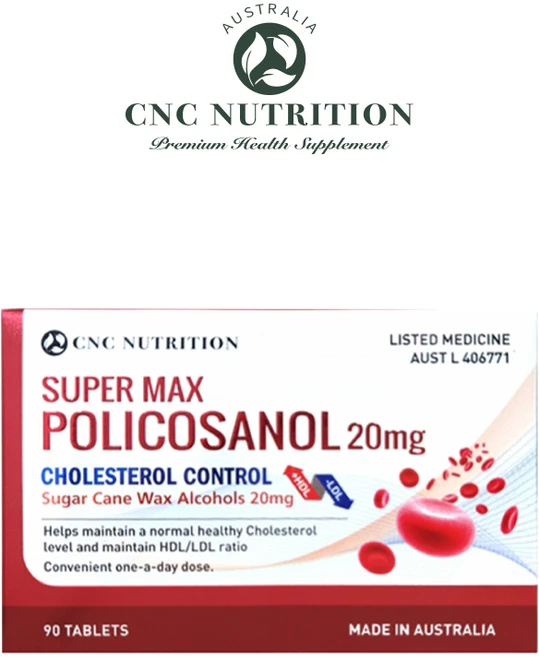 씨앤씨뉴트리션 호주 고함량 폴리코사놀 20mg 90캡슐 옥타코사놀 12mg 사탕수수 왁스 알코올 추출물 정품, 90정, 1개 - 쿠팡