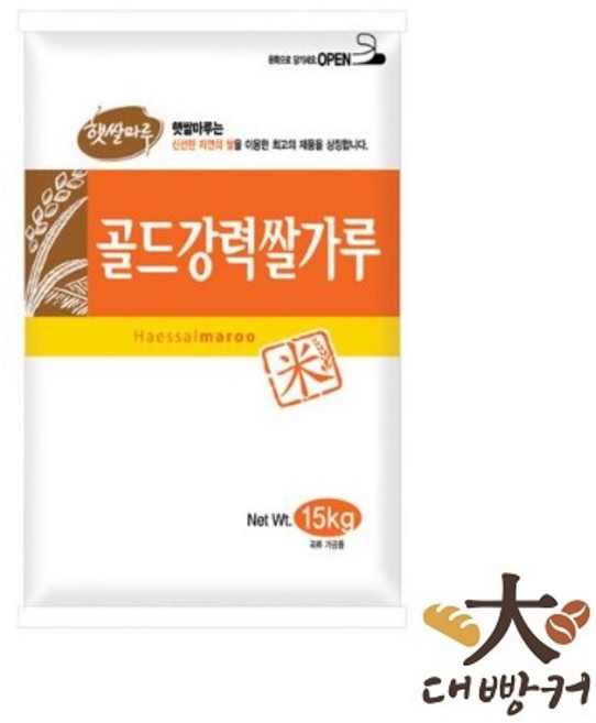 0382. 골드강력쌀가루 - 대두 15kg, 1개