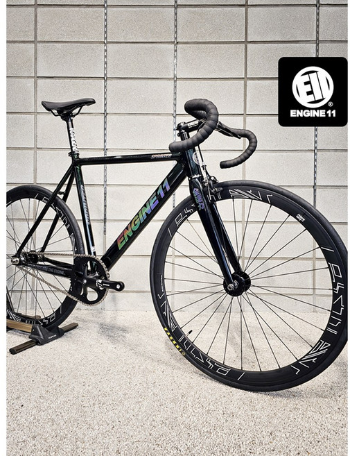 2025 엔진11 스프린터 그린웨이브 완성차 픽시자전거 부산, 블러드웨이브, XL, 6월 중 입고예약, 1개, 150cm
