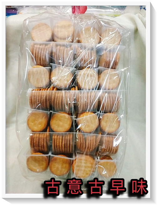 古意 古早味 奇福餅乾 原味鮮乳餅 奶素 3200公克, 1個