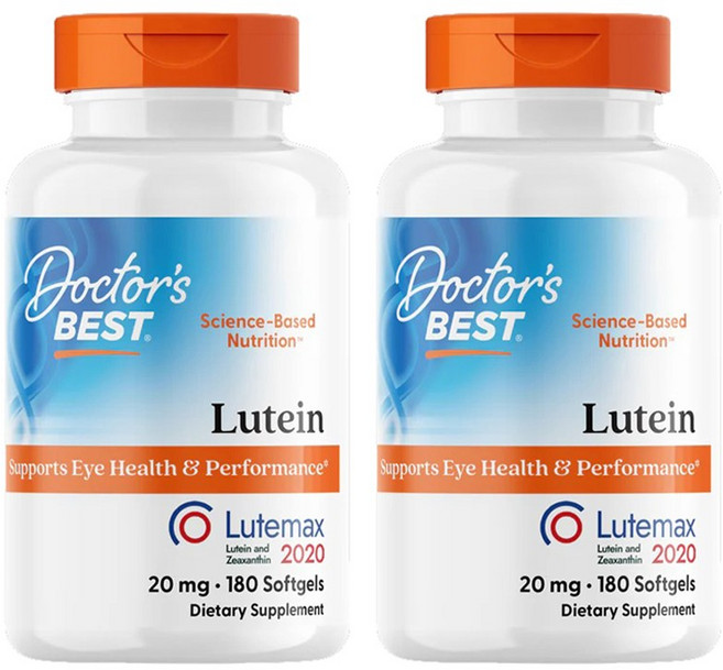 Doctor's BEST 葉黃素軟膠囊, 180顆, 2罐