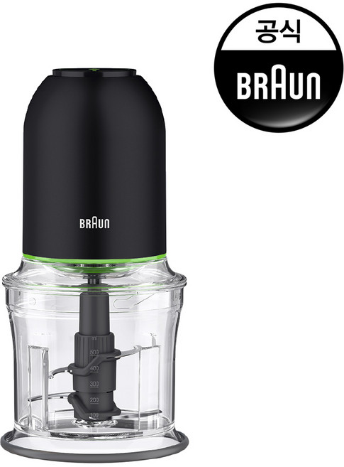 브라운 스테인레스 4중날 얼음분쇄 다지기 쵸퍼 CH3011BK, 단품