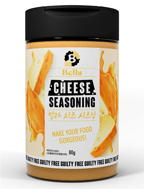 벨라 제로 치즈시즈닝, 80g, 1개
