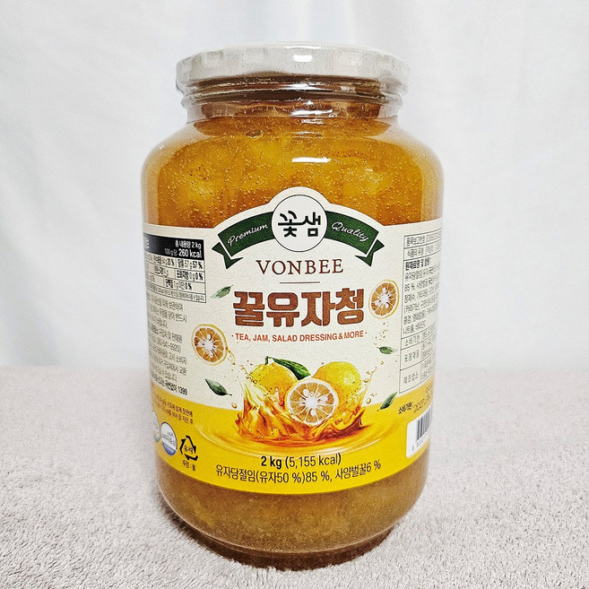 [코스트코] 본비 유자청 2kg x 2병 /꿀유자청 유자차, 2개, 1개입
