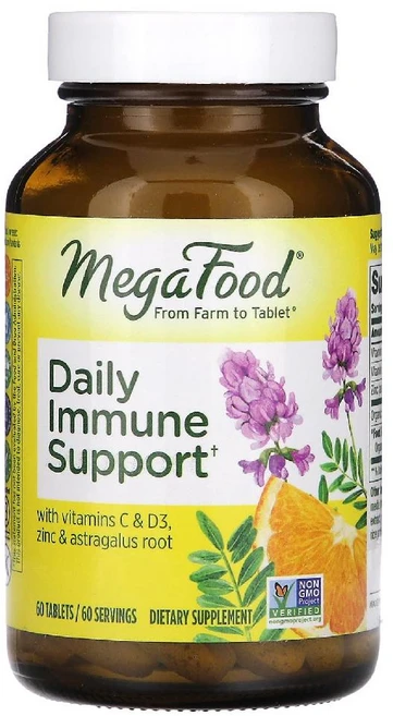 메가푸드 데일리 이뮨 서포트 60정, 기본, 1개 - 쿠팡