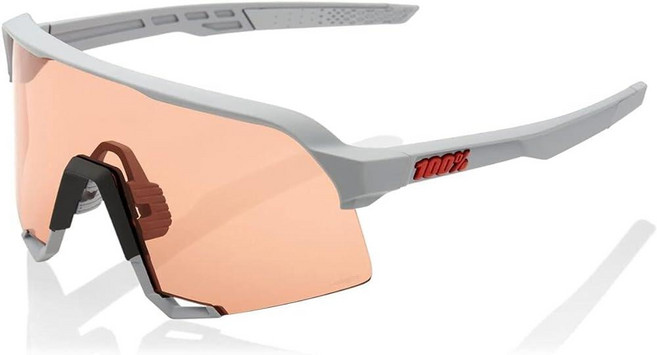 100% Accuri 2 OTG 산악 자전거 및 모토크로스 고글 - 모토크로스 및 비포장 자전거 라이딩용 스포츠 고글 Soft Tact Oxyfire - Hiper 레드 멀티, 코랄, 소프트 택트 스톤 그레이 - Hiper Coral_le