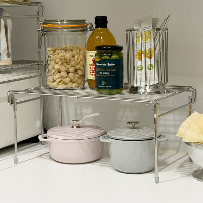 스텐온 적층형 주방선반 싱크대선반, 1개