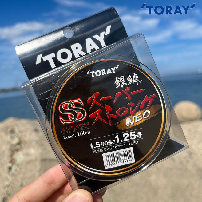 토레이 은린 슈퍼스트롱 SS 네오 싱킹원줄 바다 원줄 찌낚시 낚시줄 150m, 1개