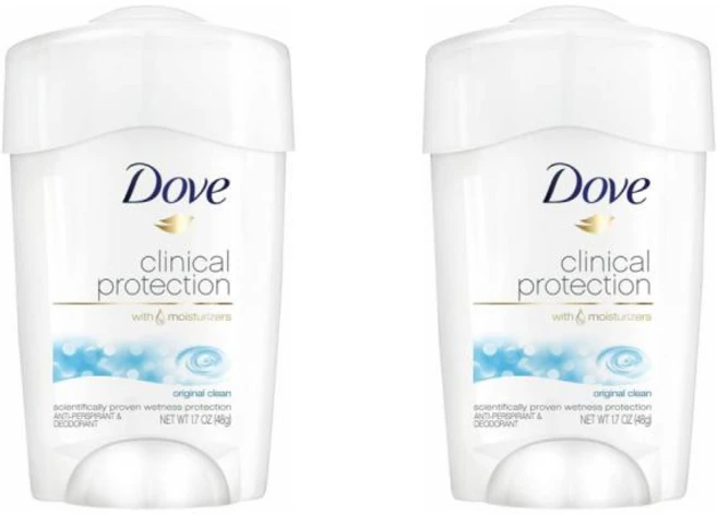 Dove 도브 클리니컬 프로텍션 오리지널 클린 데오드란트 48g 2팩 - 쿠팡