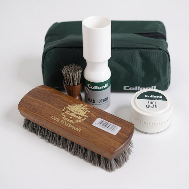 콜로닐 구두 약 세트 가죽 관리 휴대용 용품 스타터킷, 1개