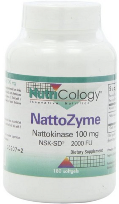 뉴트리콜로지 나토자임 100mg 소프트젤, 180정, 1개