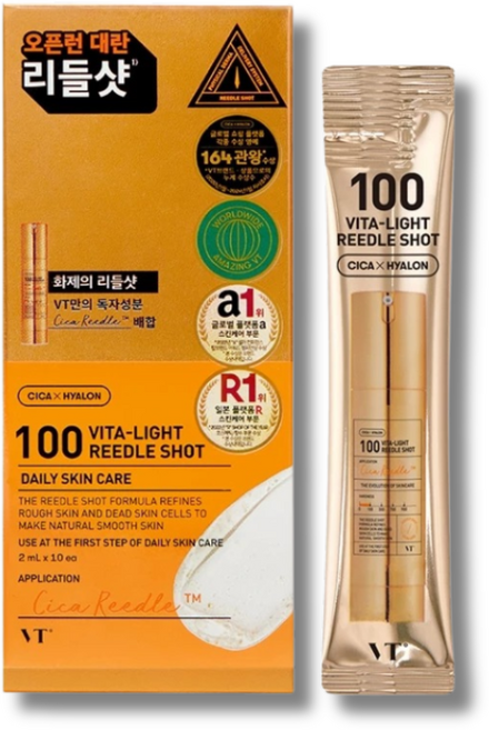 VT COSMETICS VITA-LIGHT REEDLE SHOT 100 微晶精華, 1件, 20ml