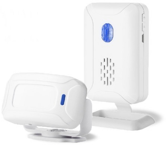 편의점 매장 가게 돈 벌어주는 마미자리샵 무선 동작감지 센서 차임 도어 벨, 1개, 센서벨 세트