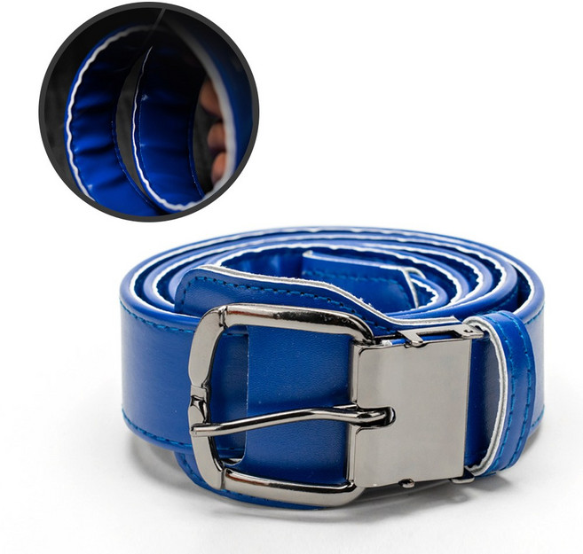 투더문 가죽 야구벨트, 파랑, 1개