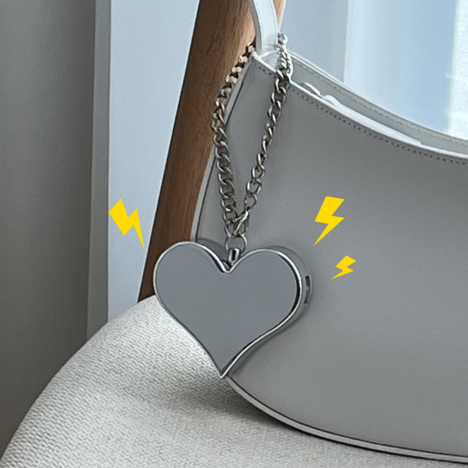 스내피 안심귀가 강력 호신용 경보기 키트, 실버, 1개