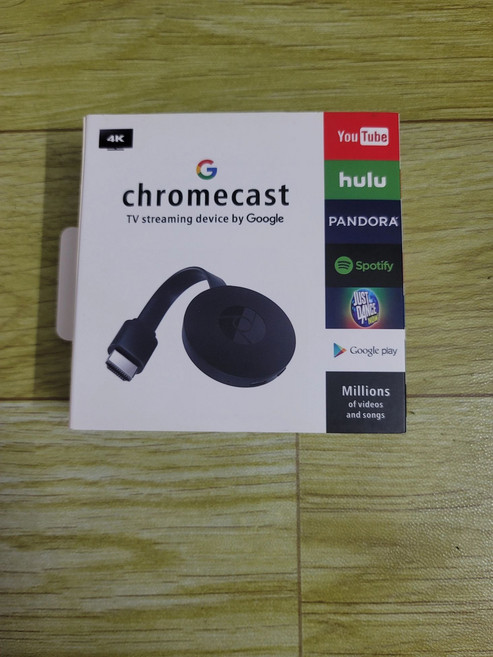 무선 스트리머 구글크롬캐스트 크롬캐스트, 1개, 블랙