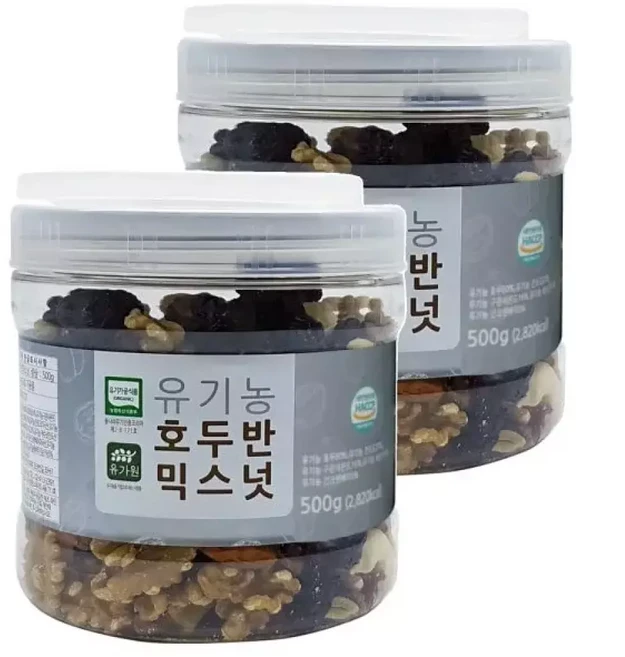 유가원 호두반 믹스넛 500g 2개, 1개