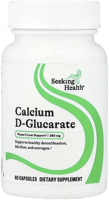 Seeking Health 칼슘 d-글루카레이트 250mg 캡슐 60정, SeekingHealth칼슘d글루카레이트250mg캡슐6, 1개 - 쿠팡