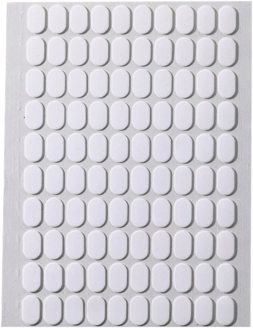 뉴립 실리콘 네일팁 양면테이프, 100개, 투명