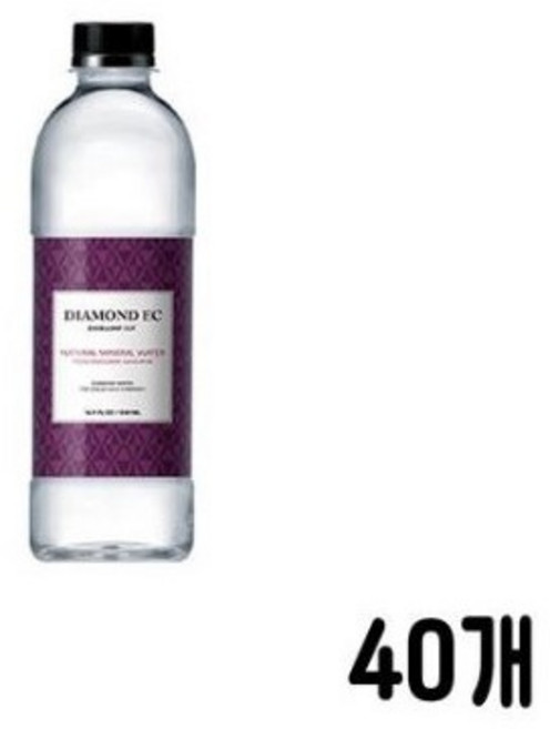 휘오 다이아몬드 EC 네추럴 미네랄 워터, 500ml, 40개