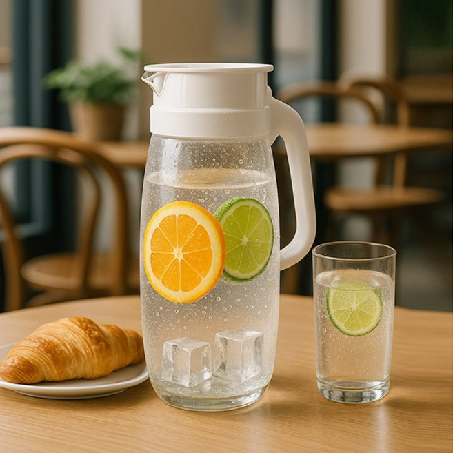 리비글라스 세레노물병 (화이트) 1200ml 워터보틀 카페물병, 1개