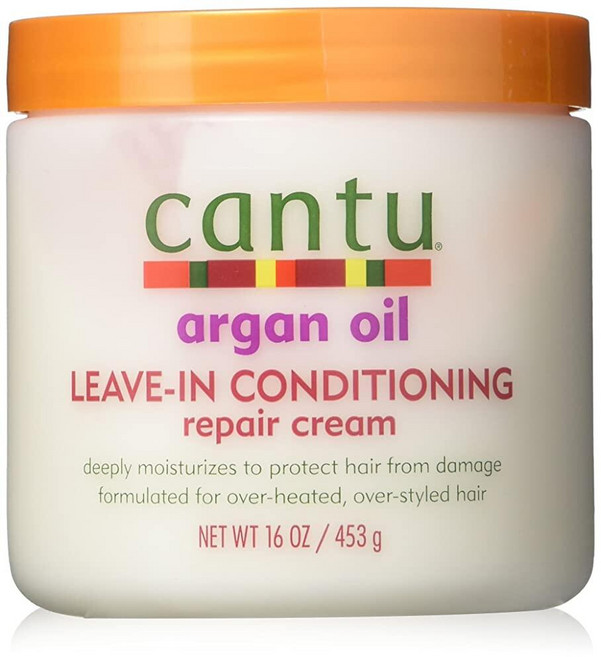 Cantu 아르간 오일 리브인 컨디셔너 리페어 크림 453g 2개 1세트