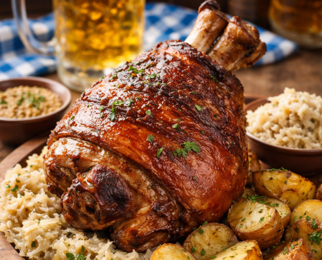 수비드 슈바인학센(앞다리)초벌 750g + 허니 머스타드소스, 1개