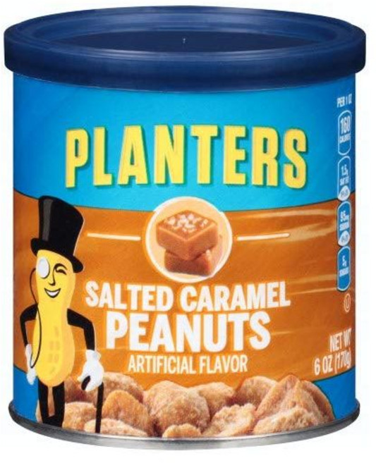 플랜터즈 피넛 솔티드 카라멜 (4팩), 170g