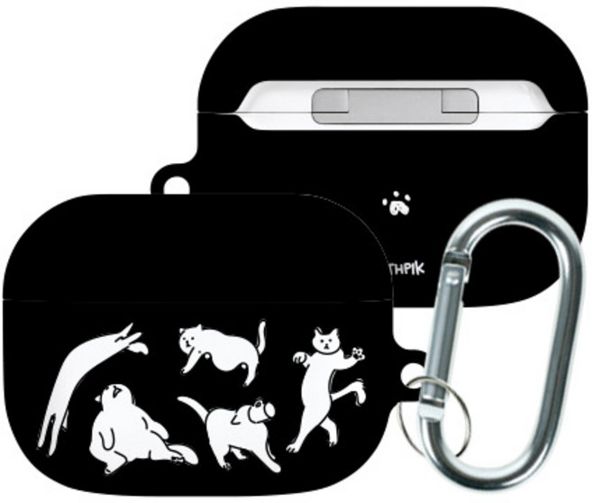 망한 고양이 에어팟 전사 하드 케이스, 망한 고양이들, 에어팟 프로