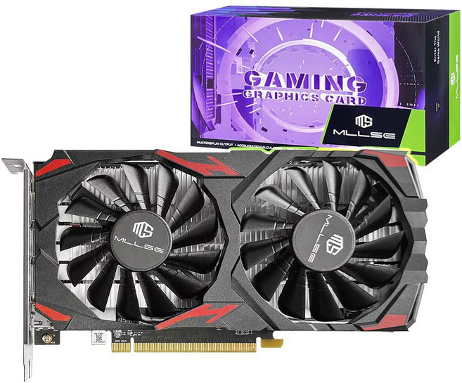 게이밍그래픽카드 그래픽카드 게임그래픽카드 MLLSE AMD RX 580 8GB 2048SP 그래픽 카드 GDDR5 256Bit PCI-E 3.0 ×16 8Pin Radeon GPU, RX 580 8G RED, RX 580 8G RED, 1개