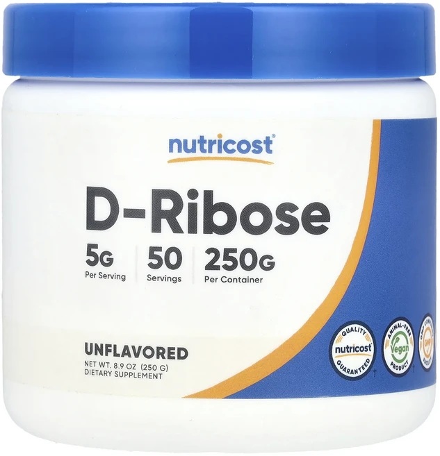 Nutricost D-리보오스 무맛 250g(8.9oz), Nutricost D리보오스 무맛 250g89oz, 250g, 1개 - 쿠팡