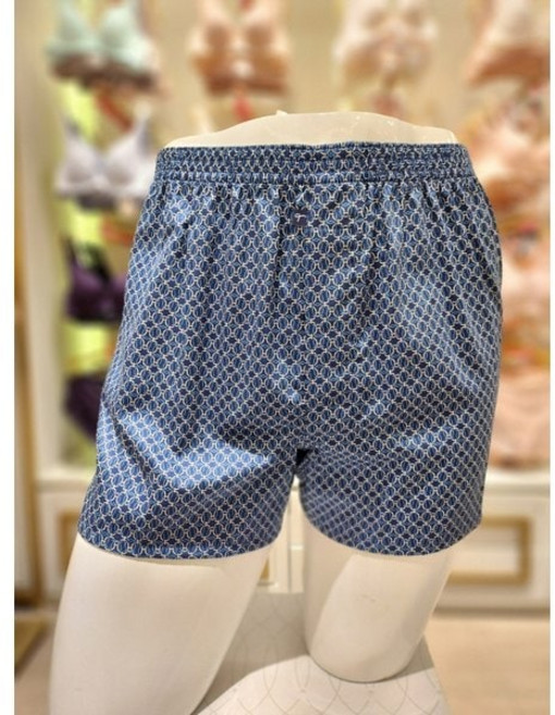 트라이엄프 95~11080수 면100%원단으로 착용감 좋은 블루 사슬 나염 남성 트렁크 팬티TDMTK714 BU 2604139