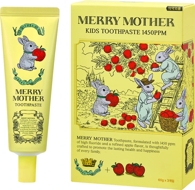 고불소 어린이 키즈 치약 1450, 3개, 60ml - 쿠팡