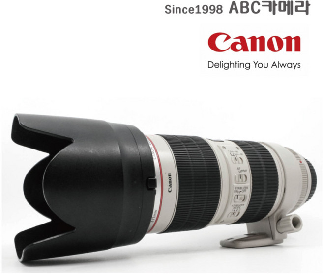 캐논Canon EF 70-200mm f/2.8 L IS II USM 추가금x 완벽검수 새아빠백통 DSLR카메라 전용 abc카메라