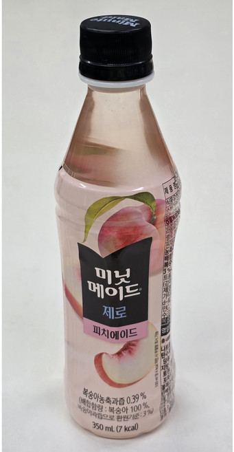 미닛메이드 제로 피치에이드 350ml, 18개