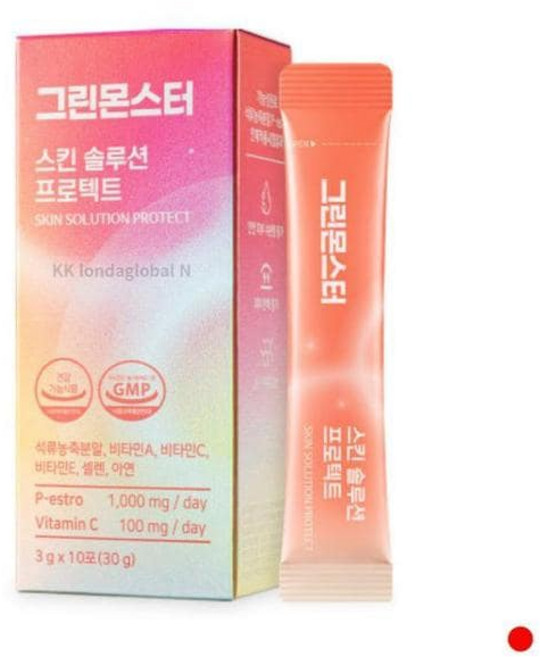 그린몬스터 피부 건강 스킨 솔루션 프로텍트 1박스, 3g, 1